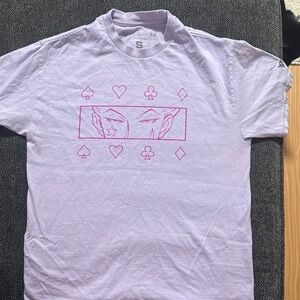 Spencer's HunterxHunter Hisoka Purple Short Sleeve Tee